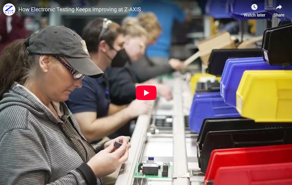 How Electronic Testing Keeps Improving at Z-AXIS