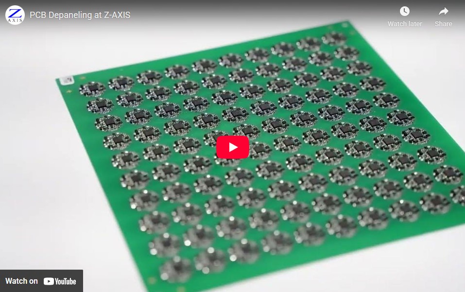 PCB Depaneling at Z-AXIS